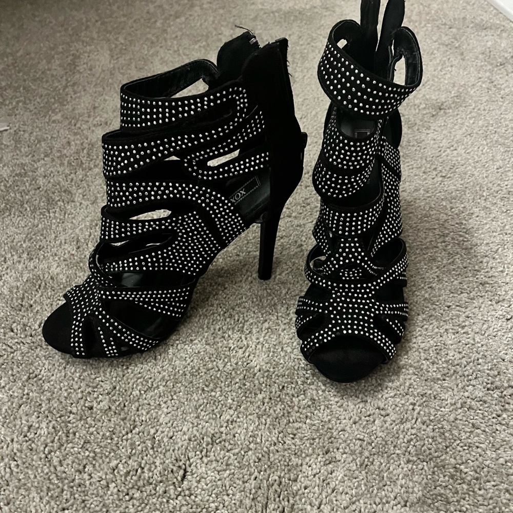 Black Sparkly heels